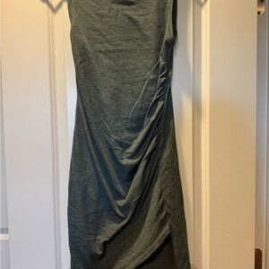 Leith Asymmetrical Green Dress